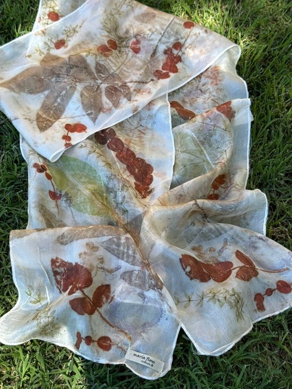 Producto - Chalina ECOPRINT Seda Natural AUTUMN