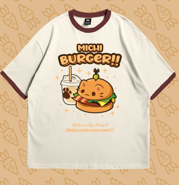 Producto - Michi burger - Retro tee