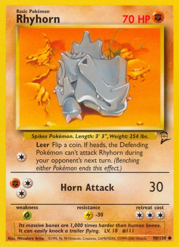 Producto - Rhyhorn (90/130) [Base Set 2]