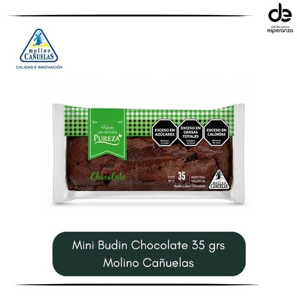 Producto - Mini Budin Chocolate x 35 grs Molino Cañuelas