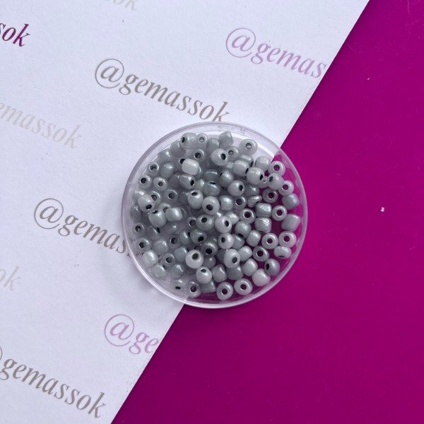 Producto - Mostacilla gris perlado