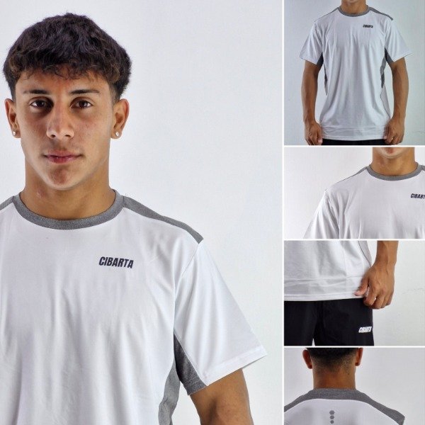 Producto - Camiseta cibarta Du Proxec Blanca combinada