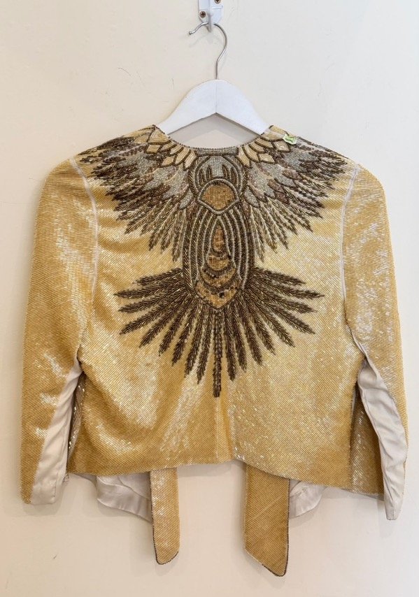 Producto - Saco RAPSODIA (S) Feather Gold - 2