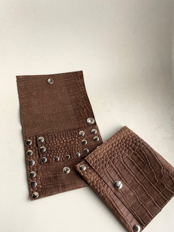 Producto - Tabaquera croco marrón - 0
