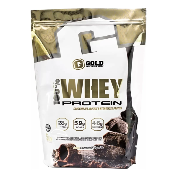 Producto - Proteína Whey 100 GOLD NUTRITION 907 g / Suero Blend Premium