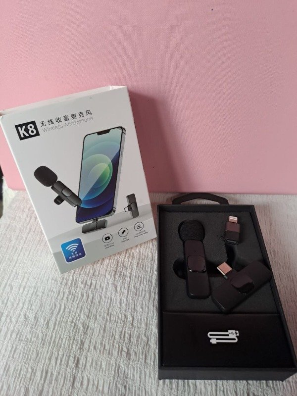 Producto - Micrófono corbatero tipo c + Lithning