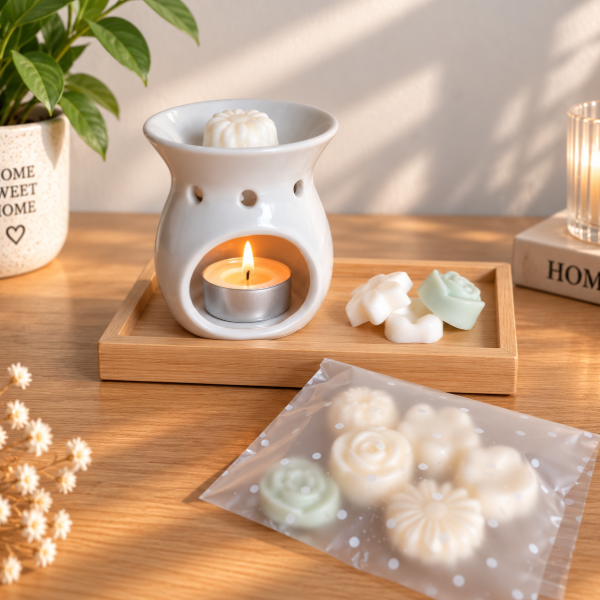 Producto - Combo Bienestar - Hornito + Vela de noche + wax melts - 9