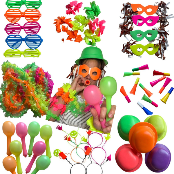 Producto - Combo cotillón flúor para 80 personas