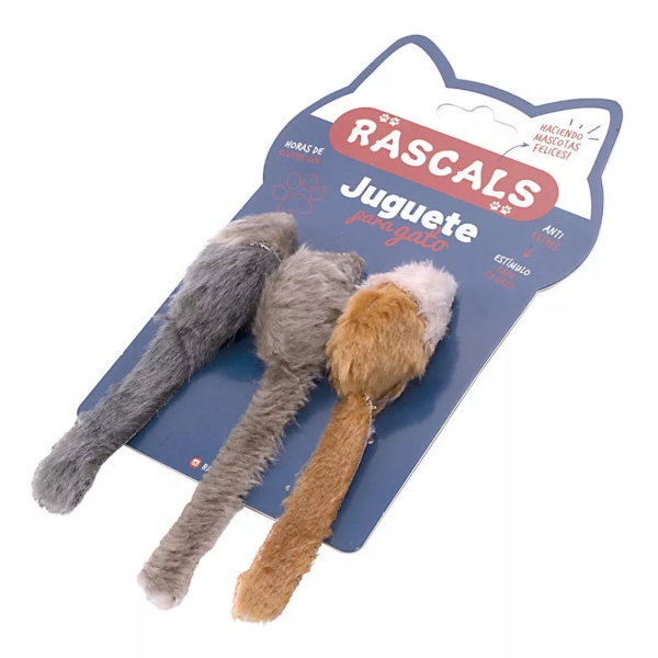 Producto - Ratita Piel x 3 Rascals