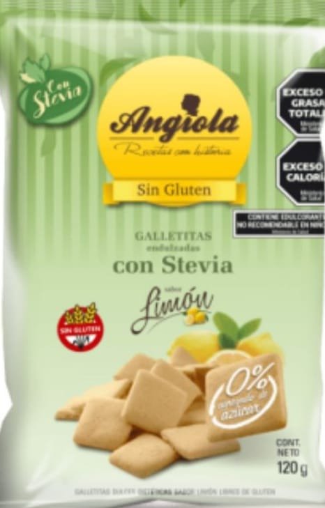 Producto - GALLETITAS S/AZUCAR LIMON ANGIOLA