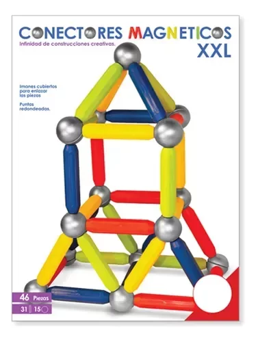 Producto - CONECTORES MAGNETICOS XXL 46 PIEZAS