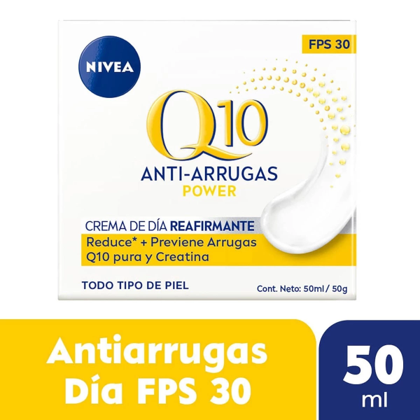 Producto - Nivea Crema Q10 Anti-arrugas Dia x50ml