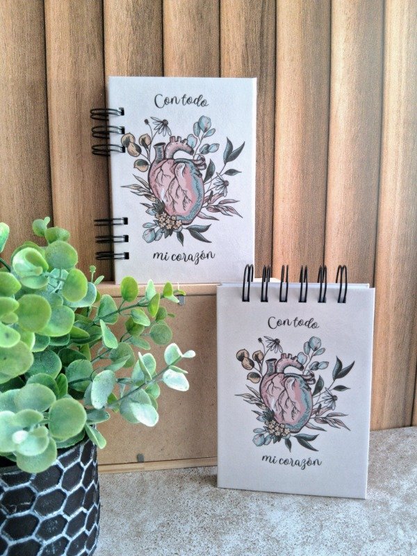 Producto - Anotador "Todo mi corazón"