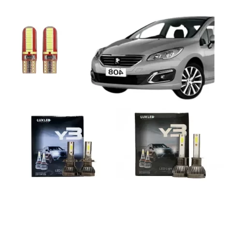 Producto - Kit Cree Led Y3 Luz Baja Y Alta Peugeot 408