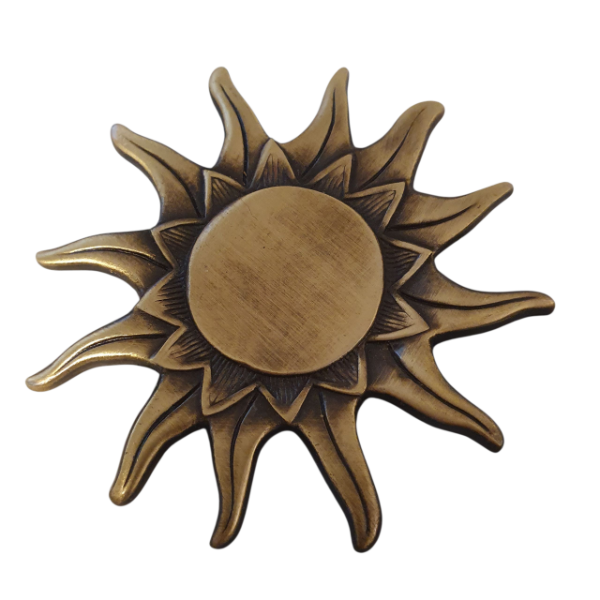 Producto - Hebilla sol dorada