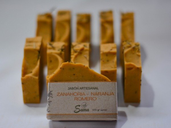 Producto - Jabon de Zanahoria, Naranja y Romero - 1