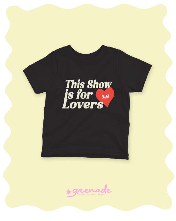 Baby tee "this show is for lovers"