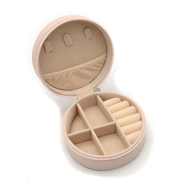 Producto - Alhajero redondo rosa