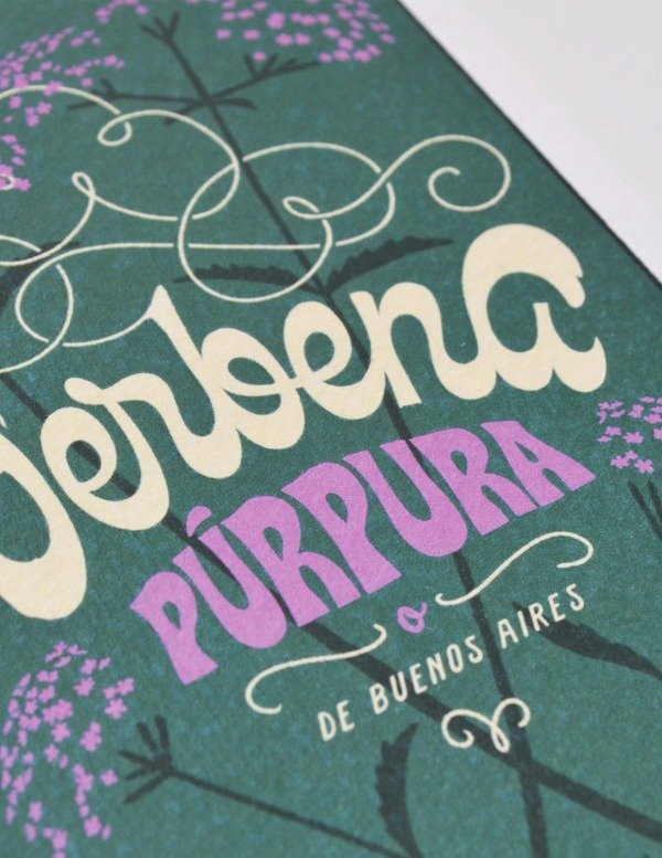 Producto - Postal - Verbena púrpura - 2