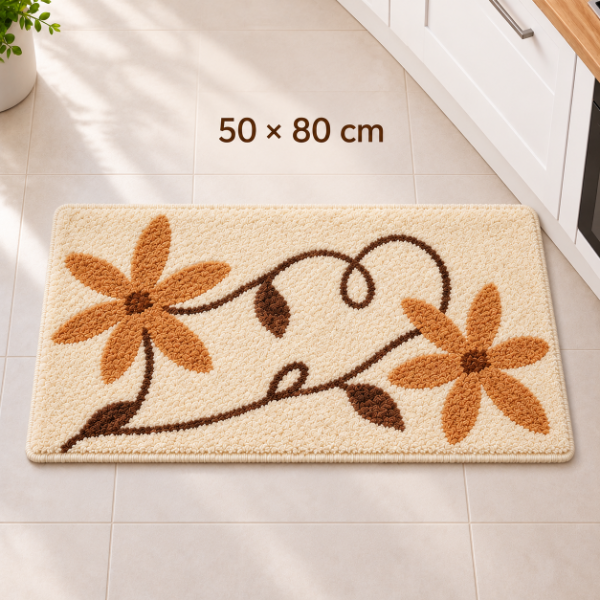 Producto - ALFOMBRA PIE DE CAMA FELPUDO GRUESA DE LANA 50X80CM - 9