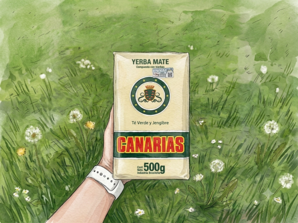 Producto - Yerba Mate Canarias Té Verde y Jengibre