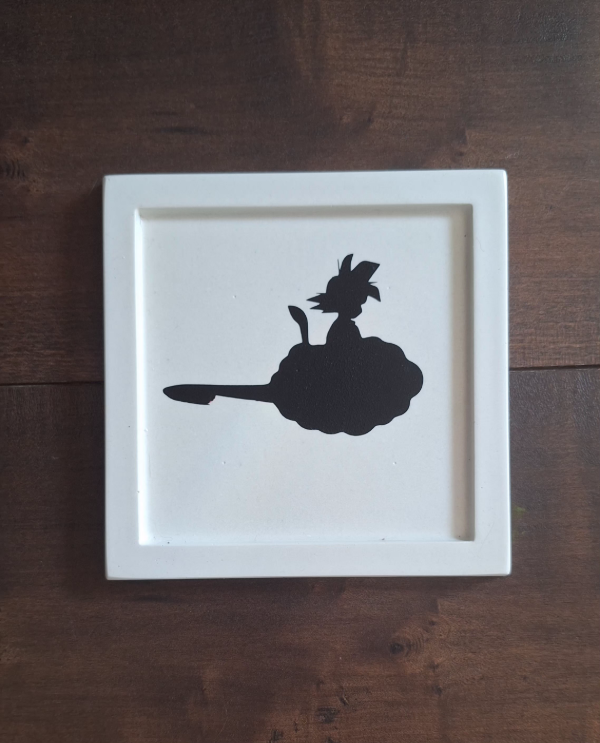 Producto - Bandeja Cuadrada Goku Nube