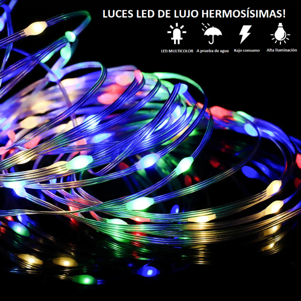 Producto - LUCES DE NAVIDAD INTELIGENTES DE LUJO BLUETOOTH APP