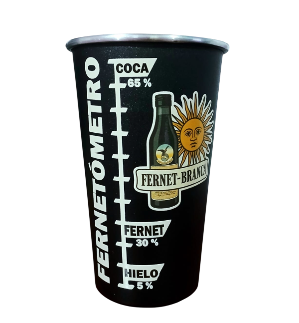 Producto - Vaso Fernetero de Aluminio 1 Litro   Fútbol y Diseños Varios