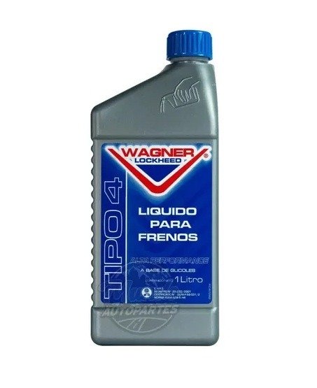 Producto - Wagner Lockheed Dot Tipo 4 Liquido de Frenos 1L