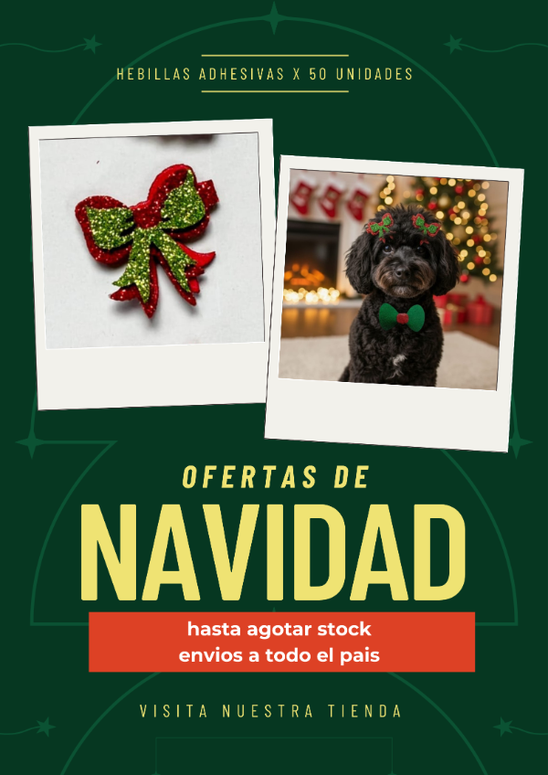 Producto - MOÑO NAVIDAD AHDESIVO POR 50 U