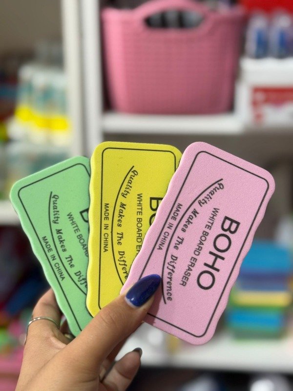 Producto - Borrador de pizarra Boho pastel