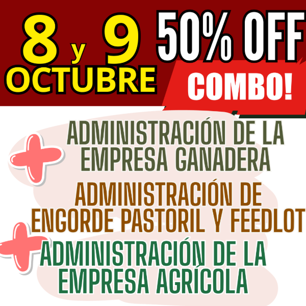 Producto - COMBO 3 CURSOS: Admin Ganadera + Engorde Pastoril y Feedlot + Admin Agrícola - 0