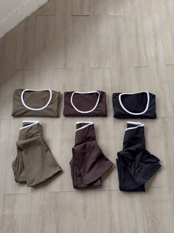 Producto - Set Juli Oxford latte y cacao frisado