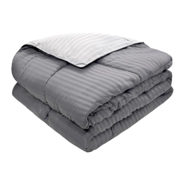 Producto - Acolchado Haussman Edredon Eco Dawn Reversible Perla/Gris