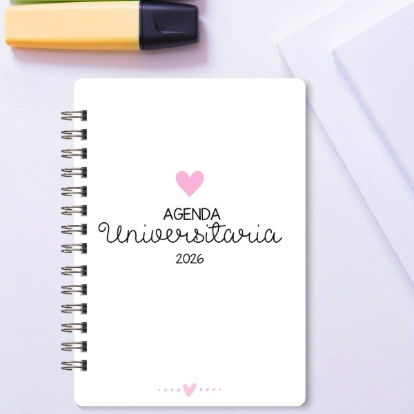Producto - Agenda 2026 Imprimible Pdf Universitaria