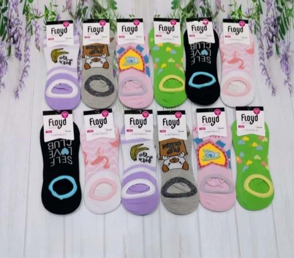 Producto - Soquetes Dama Estampados Floyd