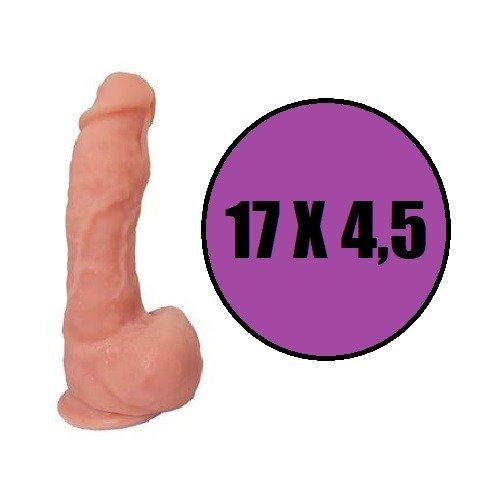 Producto - Consolador realista 17x 4,5
