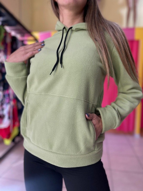 Producto - Buzo mia de polar verde talle 1-2-3-4-5