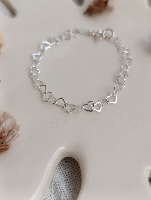 Producto - Pulsera de nena corazones - 1