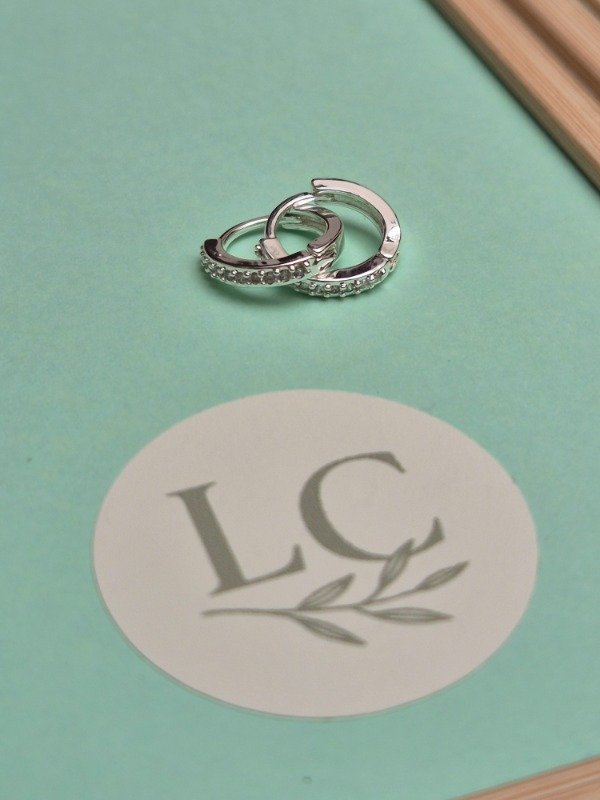 Producto - Aros Argolla c/ Piedras mediano