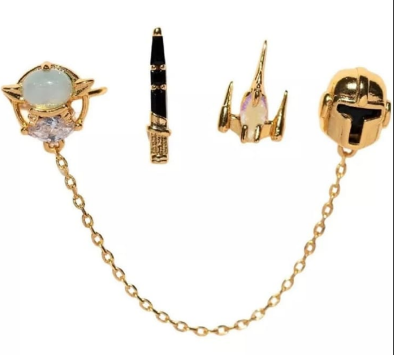 Producto - SET AROS MANDALORIAN STARWARS x4u