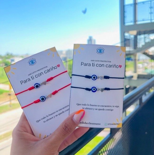 Producto - Dúo de pulseras Ojos turcos