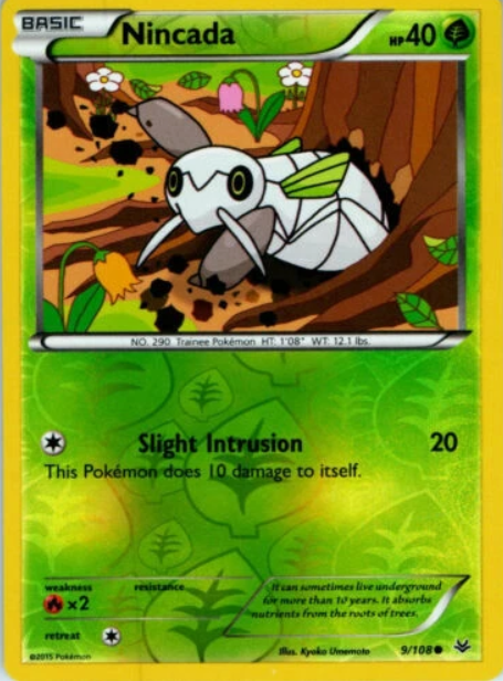 Producto - Nincada - 9/108 - Roaring Skies - Reverse Holo