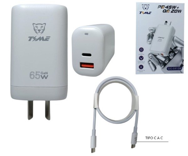 Producto - Cargador con Cable PD45W+ QC20W