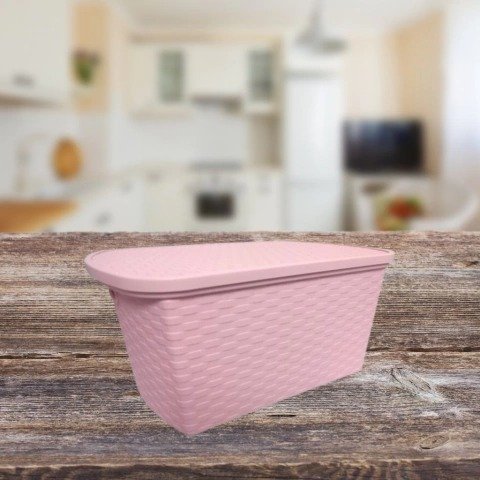 Producto - Canasto organizador multiuso con tapa grande 29x39,5x18