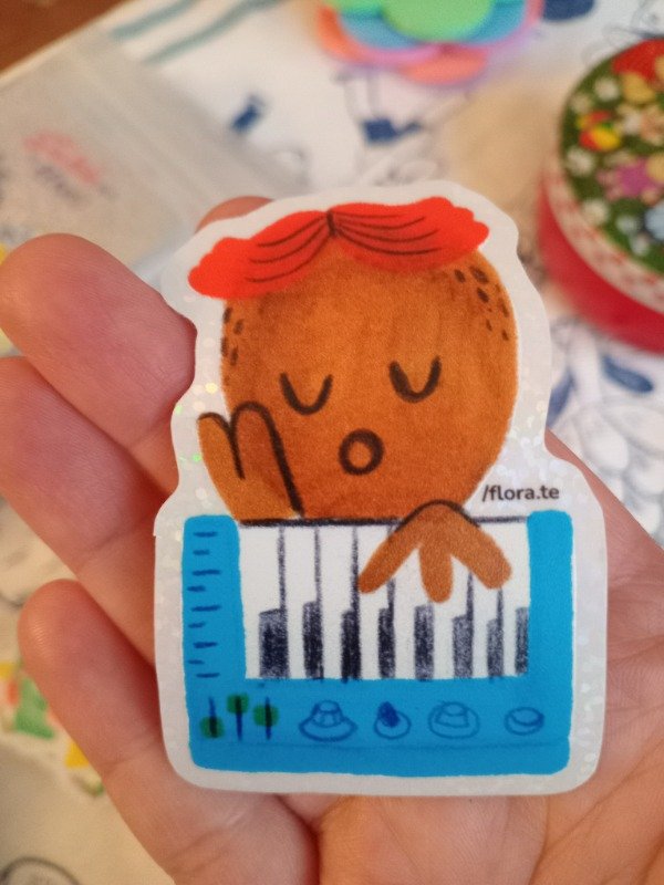 Producto - Sticker "sentir la musica"