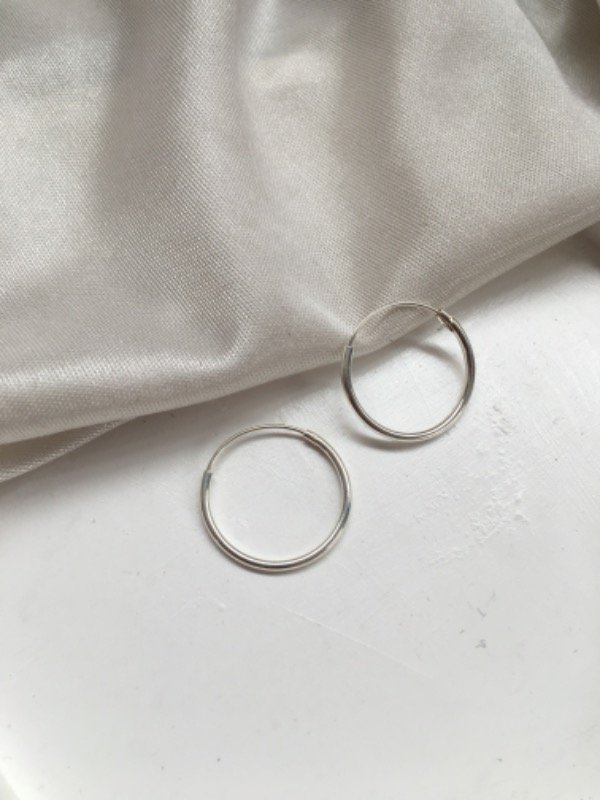 Producto - Argollas 1,6cm de Plata