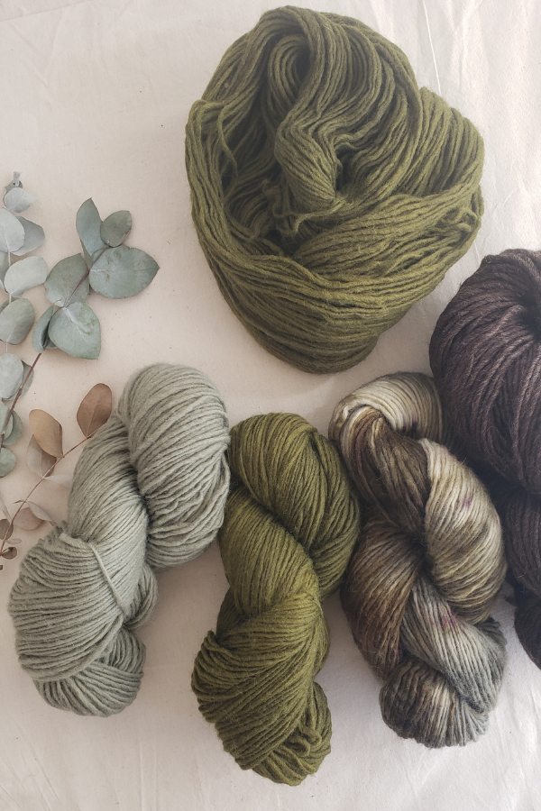 Producto - Set ecoprint Mórrígan (worsted)