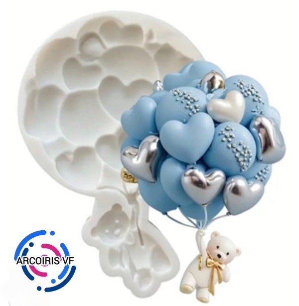 Producto - Molde oso con globos