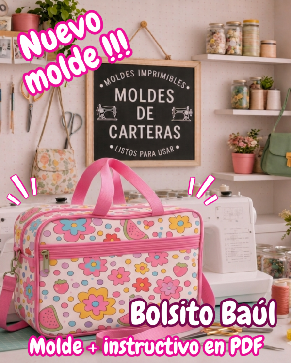 Producto - BOLSITO BAUL - MOLDERÍA + PASO A PASO PDF